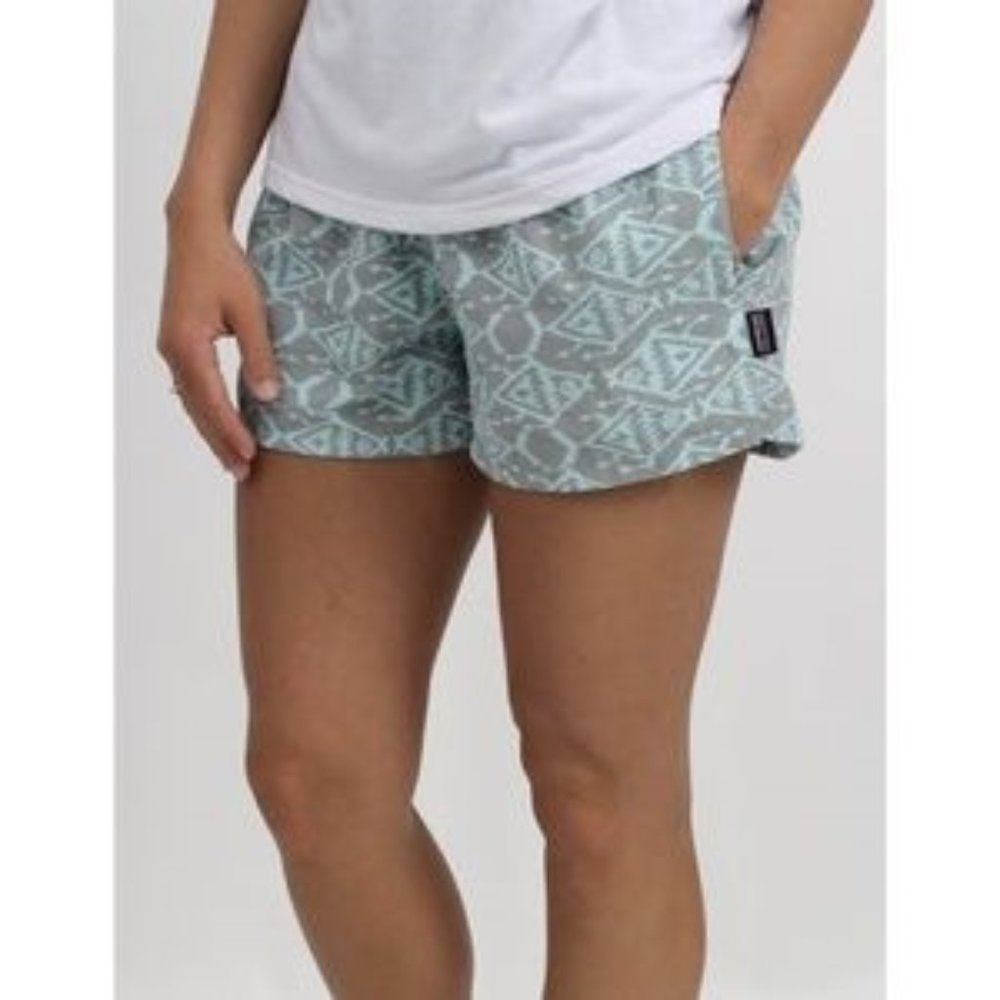 PATAGONIA Barely Baggies Shorts Ikat Fish Drift XL